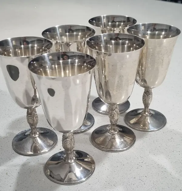 Silver plated Goblets