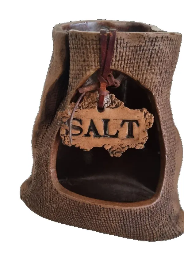 Salt  Pottery canistervholder