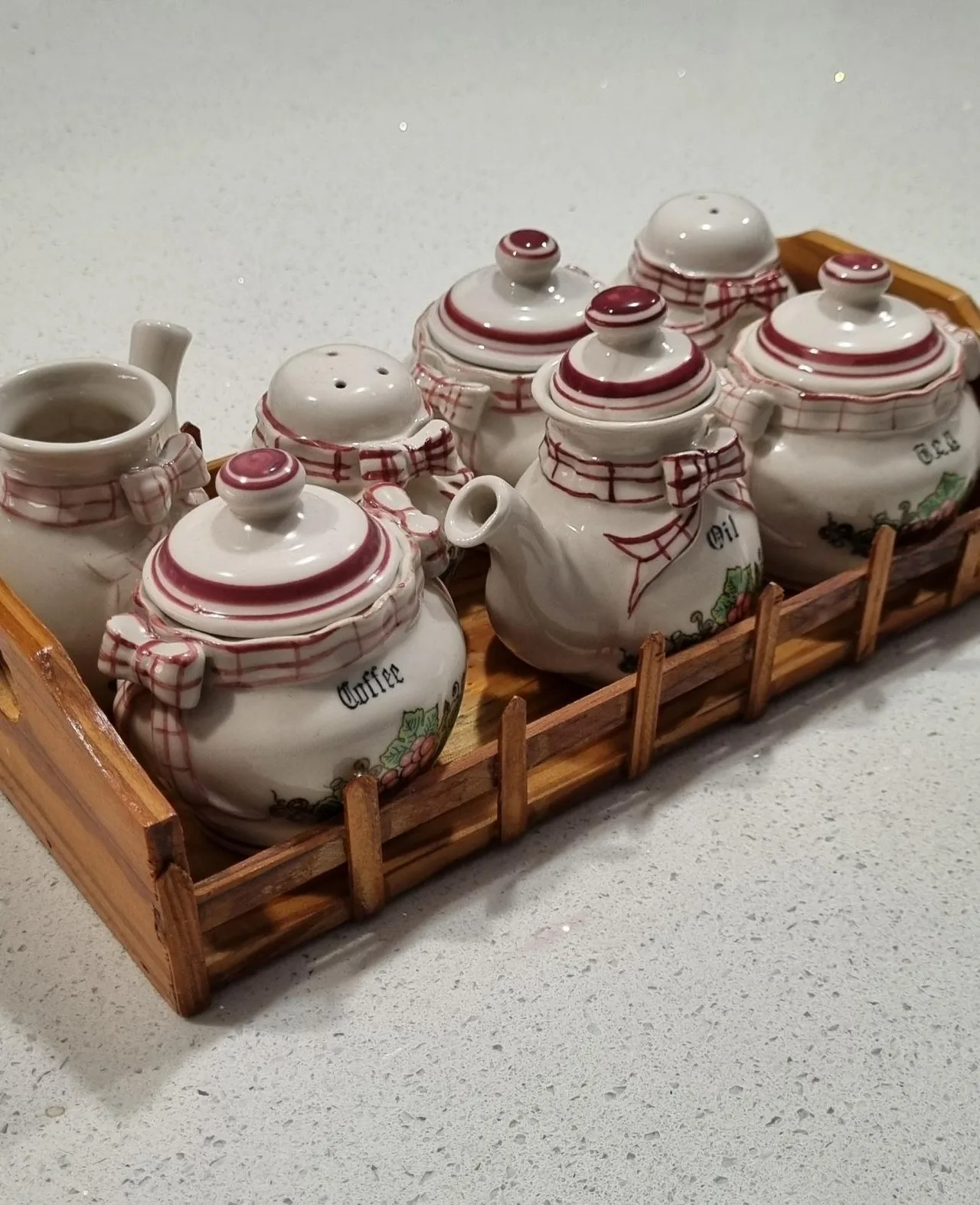 Vintage condiments set — photo 2