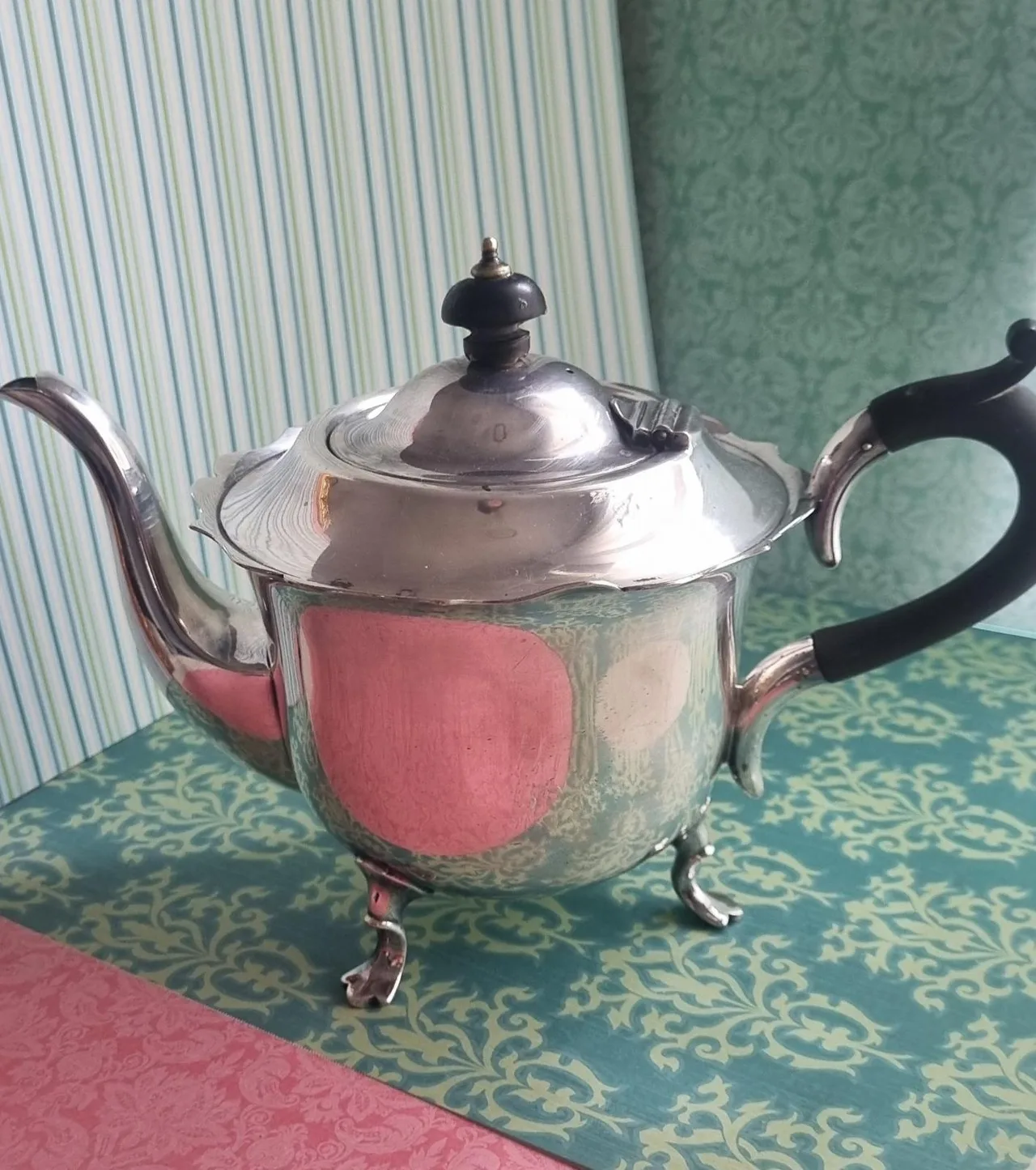 Silver plated teapot – photo 3