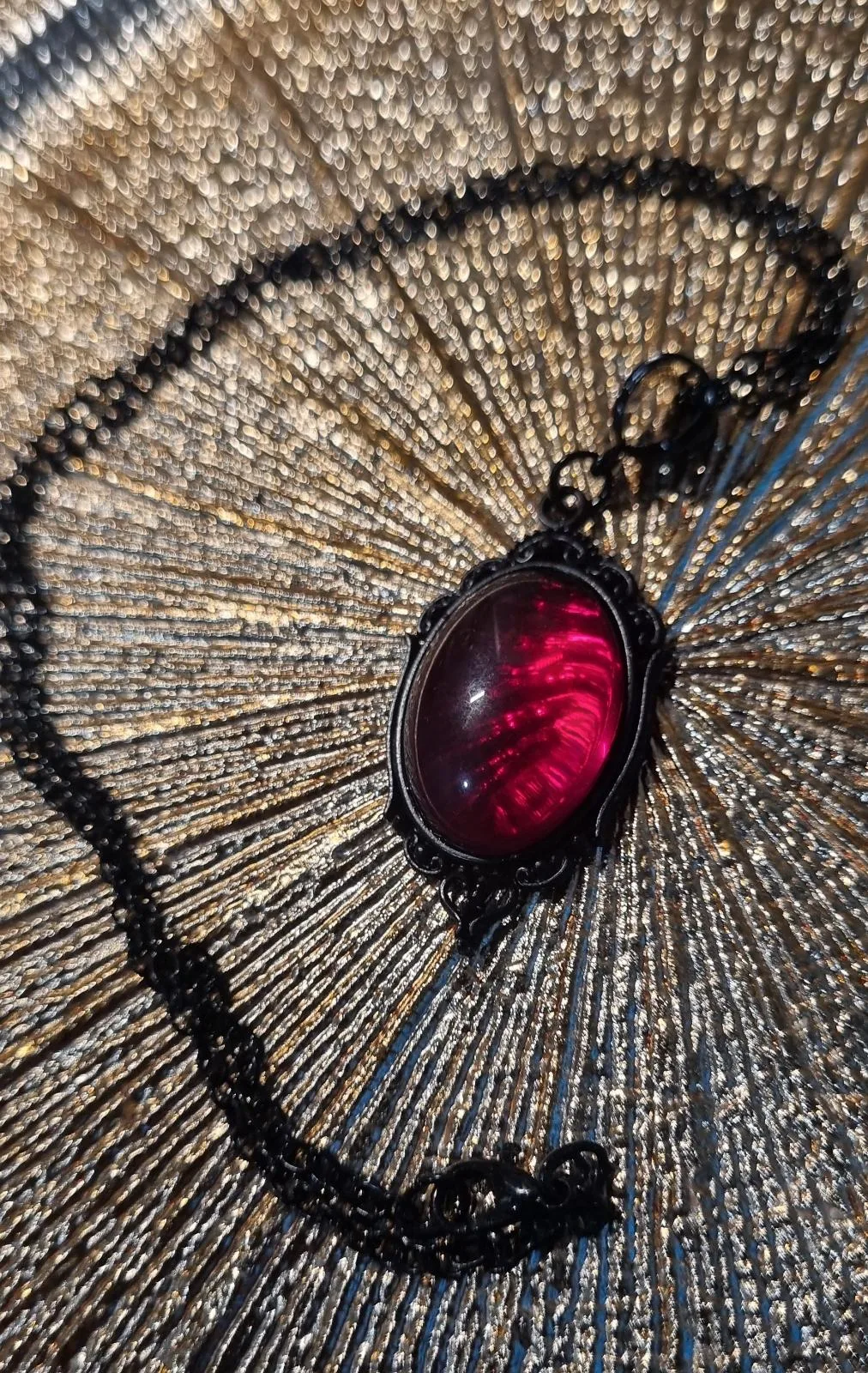 Goth style Red pendant – photo 7