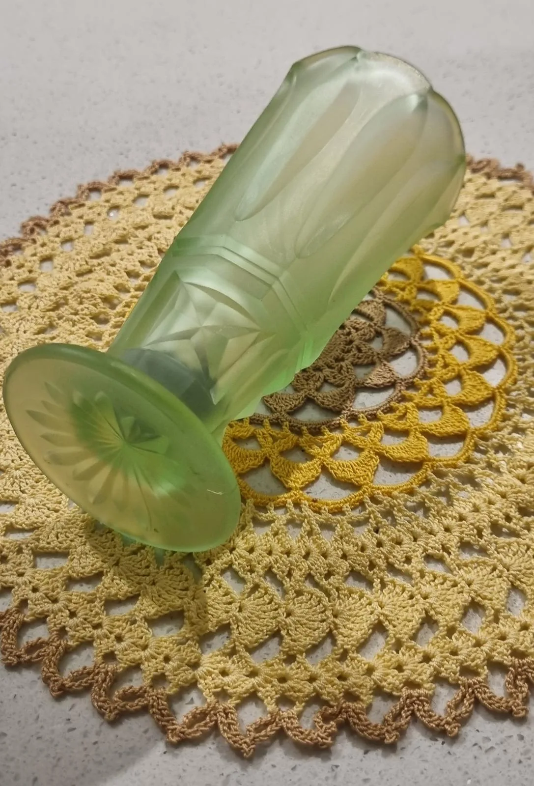 Vase Depression Glass — photo 5