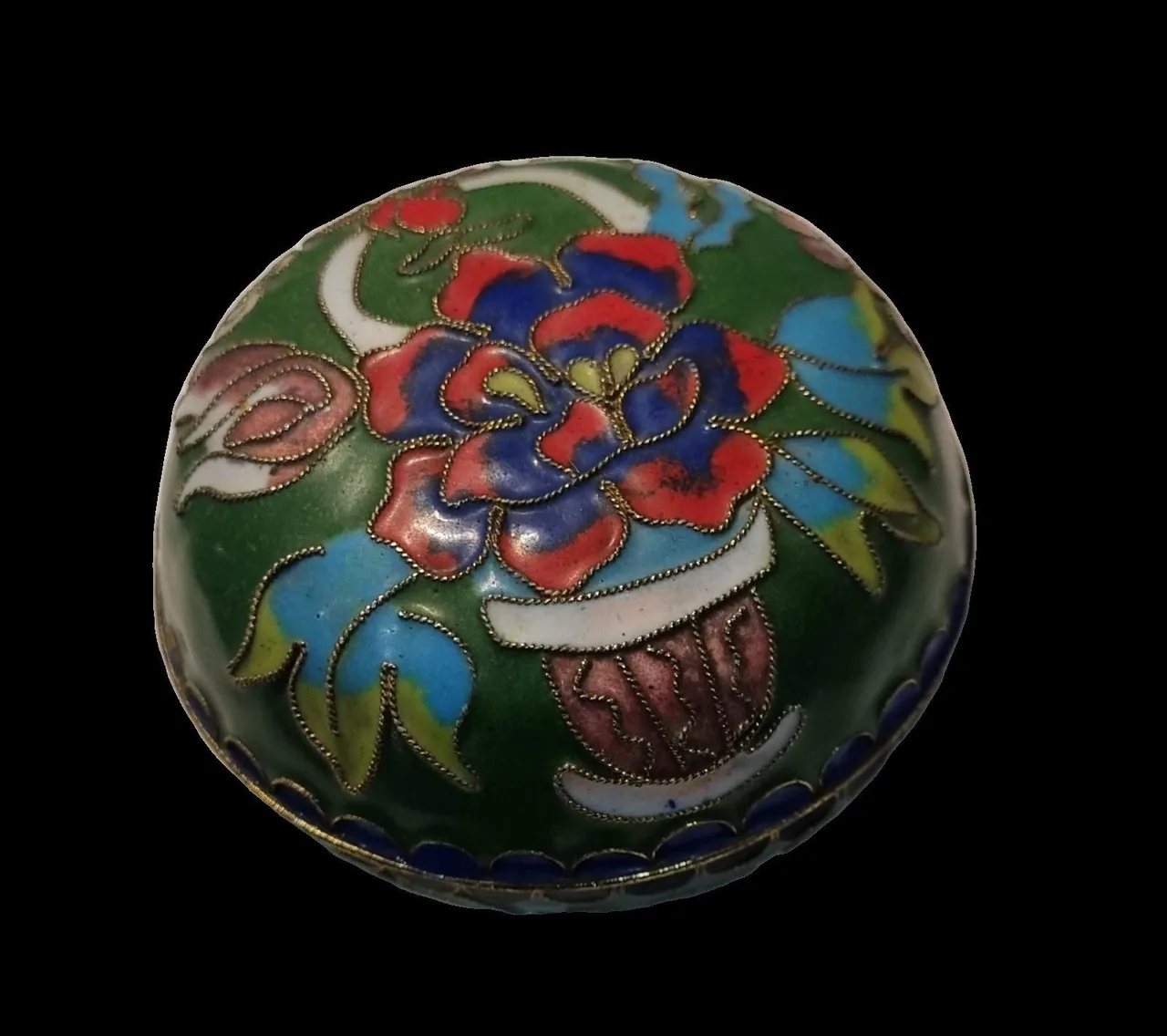 Chinese Cloisonne trinket box — photo 6
