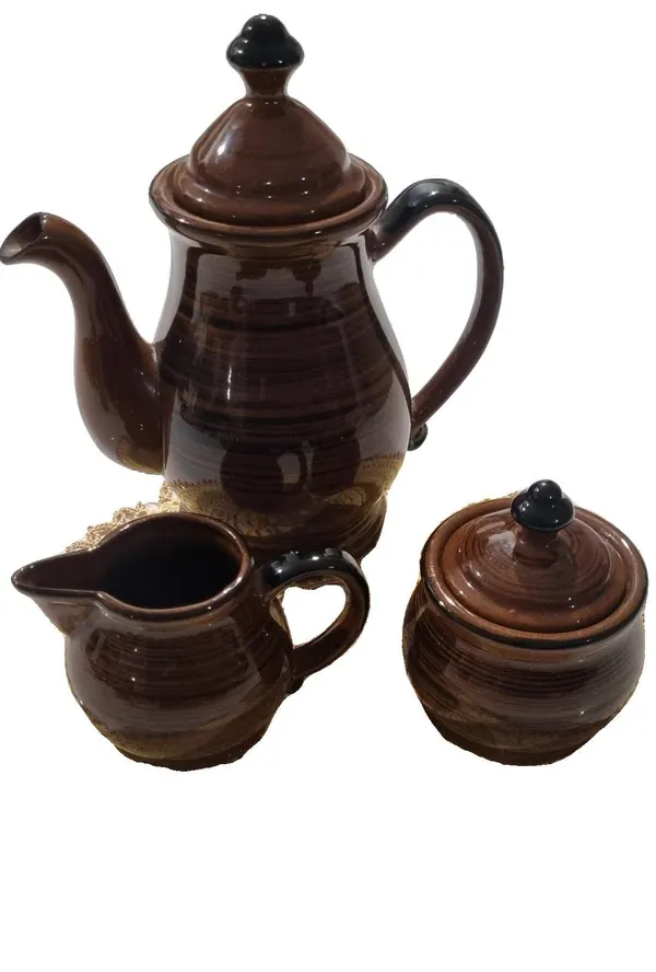 Teapot jug sugar bowl set