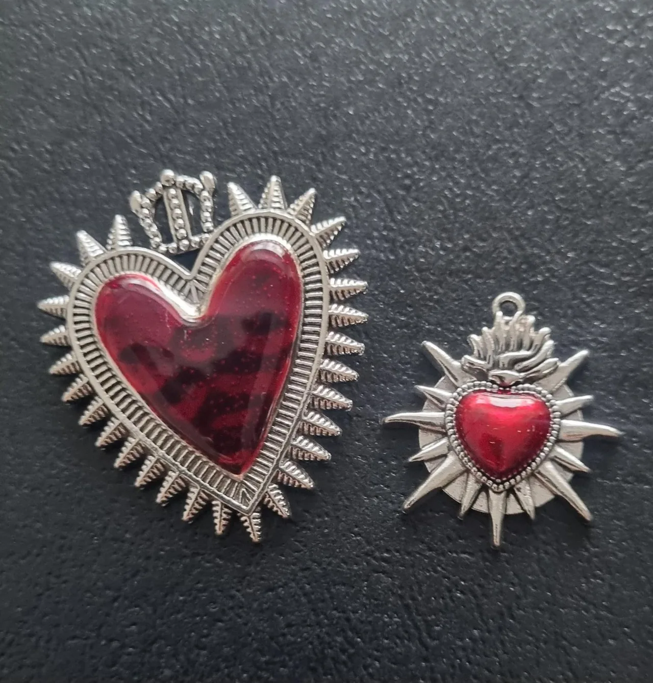 Retro Red heart Pendants – photo 5