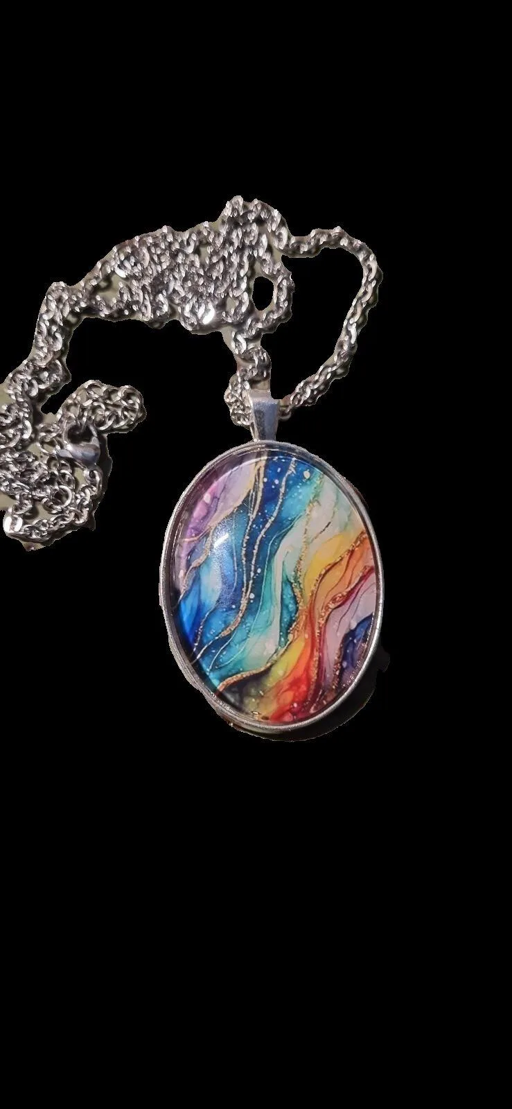Rainboe Pendant charm with chain — photo 2