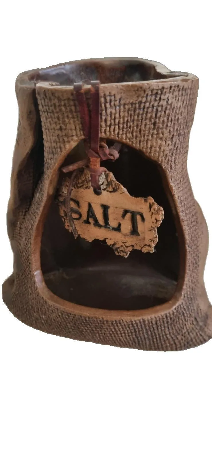 Salt  Pottery canistervholder — photo 6