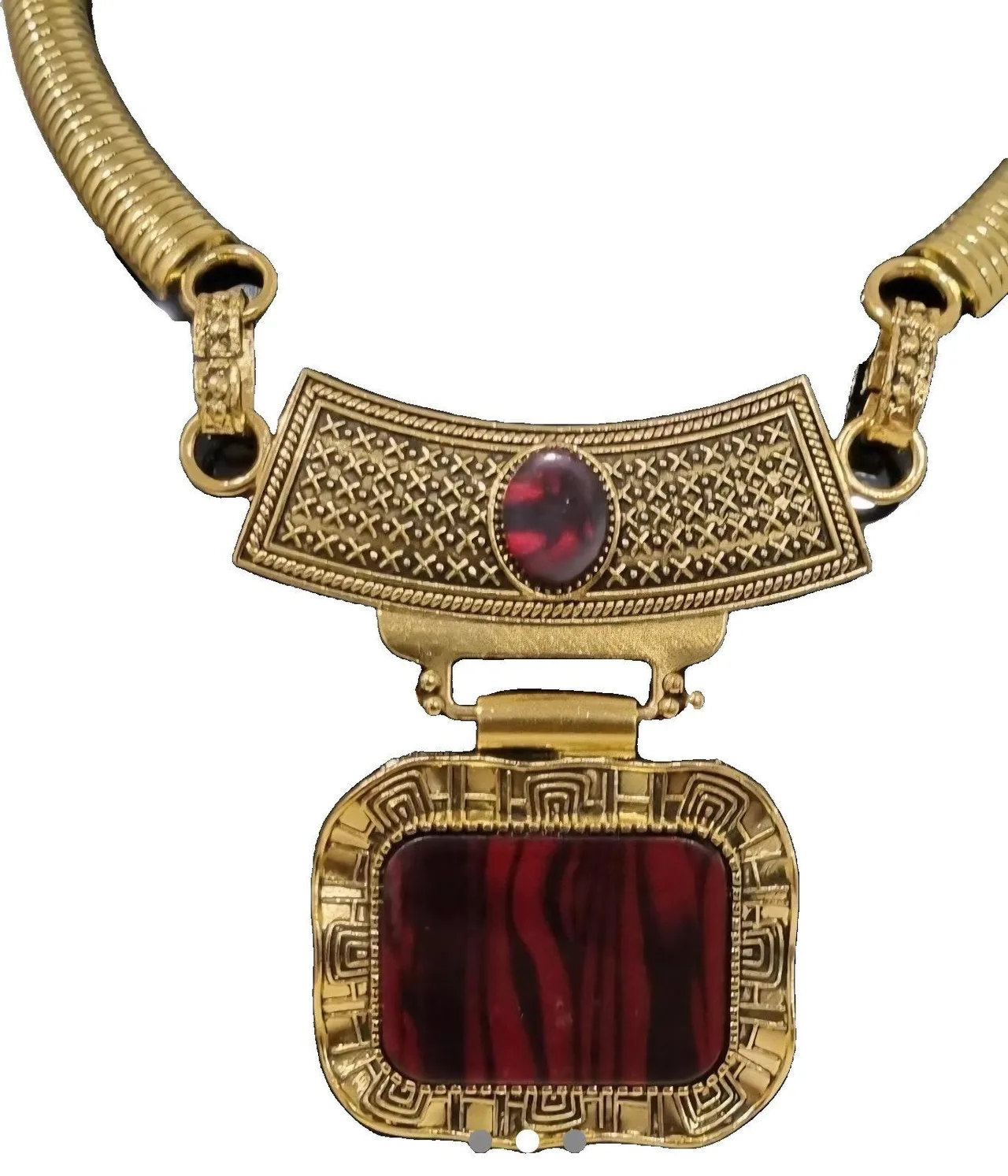 Fashion Red & Gold necklace — photo 3