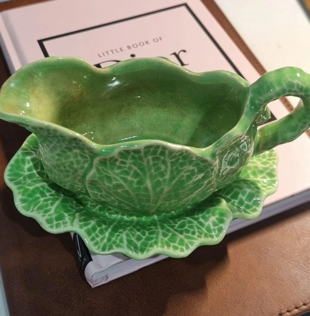 Jug and saucer Cabbage theme – photo 3