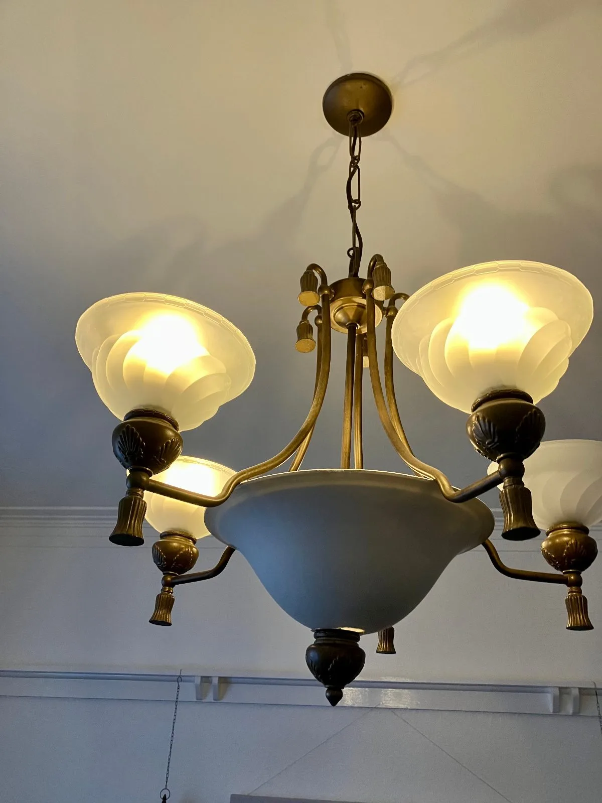 Vintage Gold 5-Light Pendant Chandelier – Timeless Elegance for Your Home — photo 4