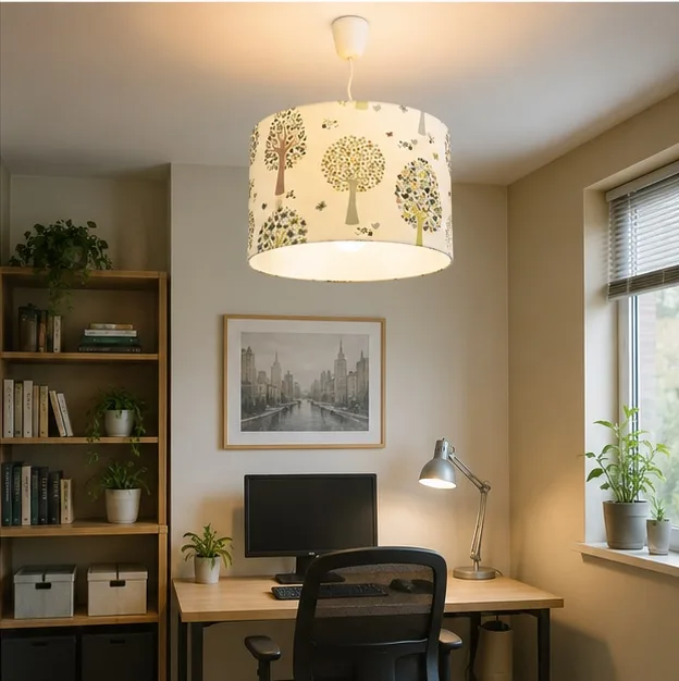 Nooshy Designs Linen Pendant Lightshade — photo 6