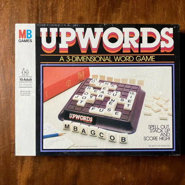 Sealed UNOPENED Milton Bradley UPWORDS Board Game