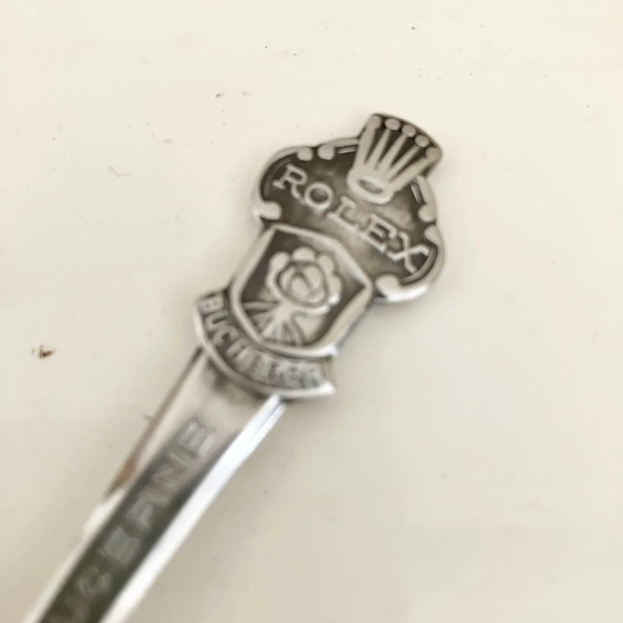 Vintage Rolex Bucherer Switzerland Souvenir Spoon – Lion of Lucerne — photo 2