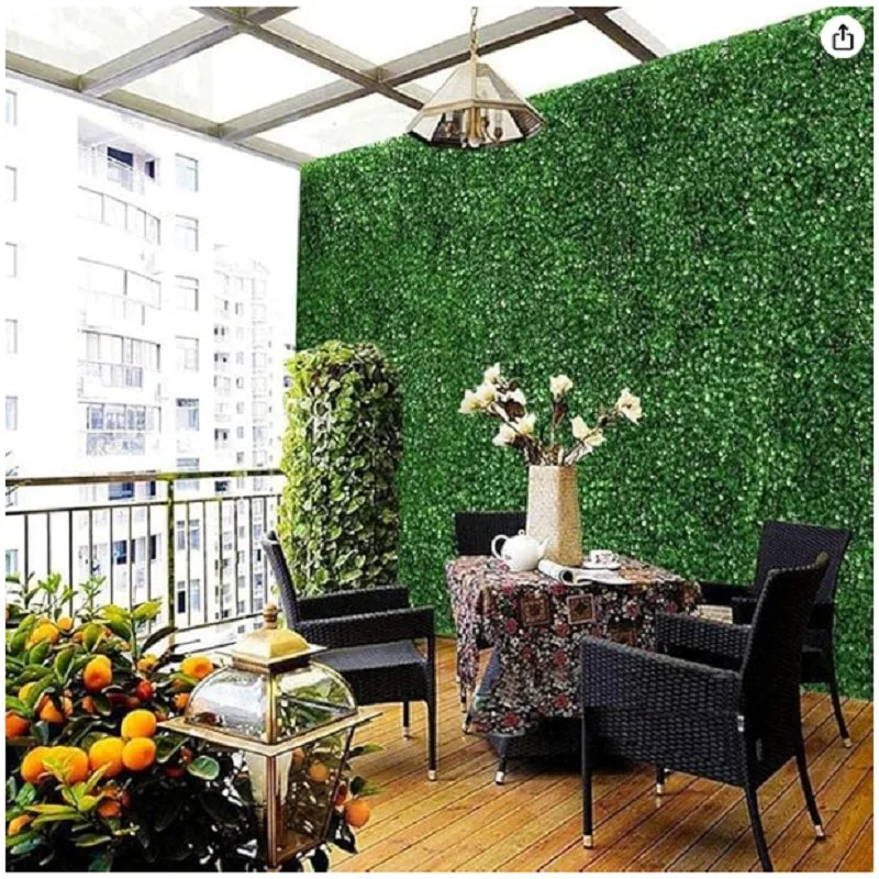 Seto of 60 Premium Synthetic Boxwood Panels — photo 3