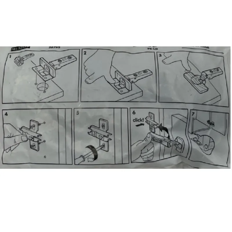 3-Pack IKEA Integral Kitchen Cabinet Hinges — Genuine & Compatible — photo 4