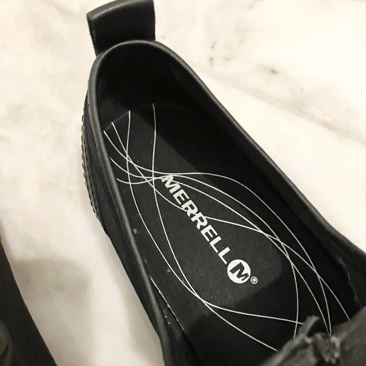 Gently Used Womens Black Merrell Barrado Runners — photo 5