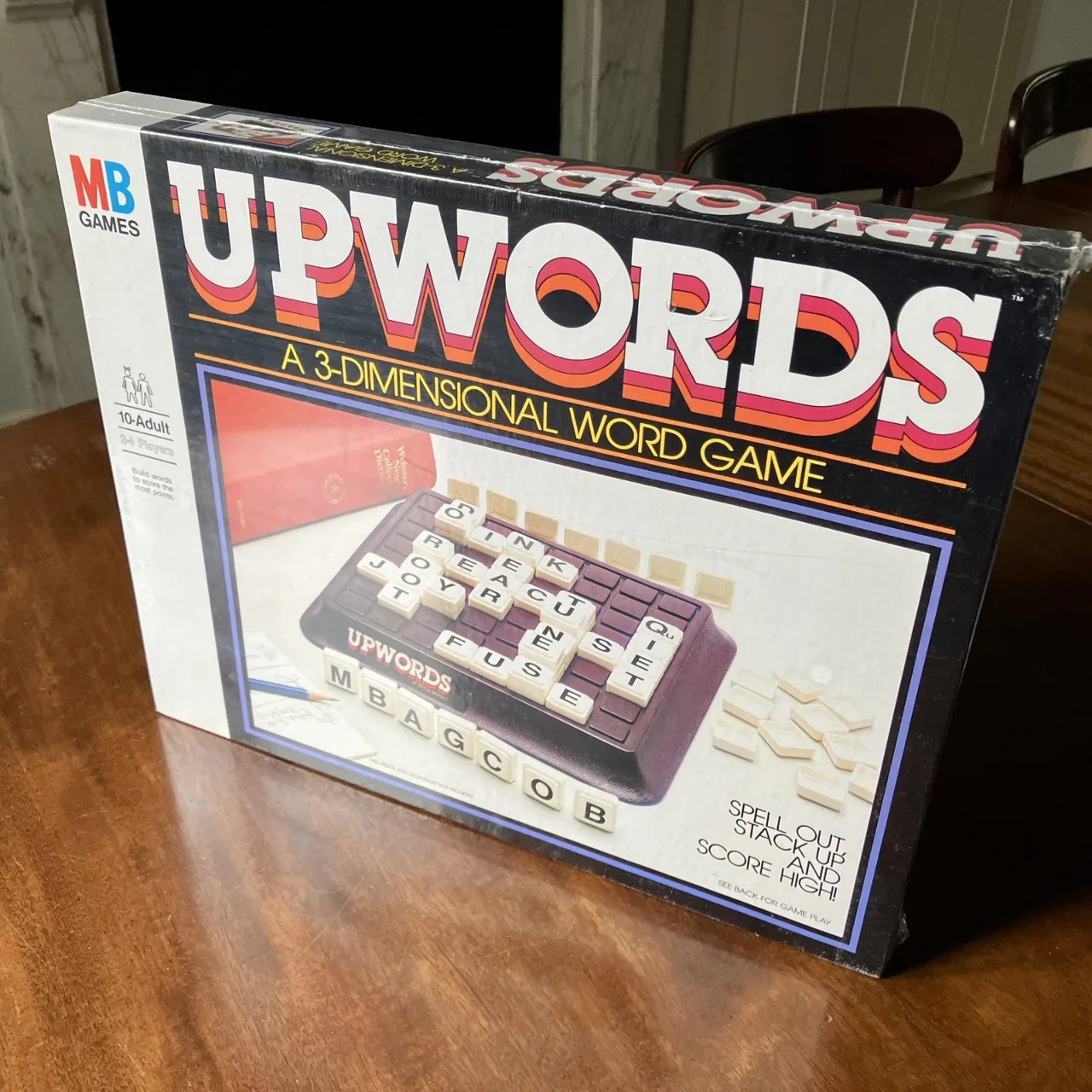 Sealed UNOPENED Milton Bradley UPWORDS Board Game — photo 2