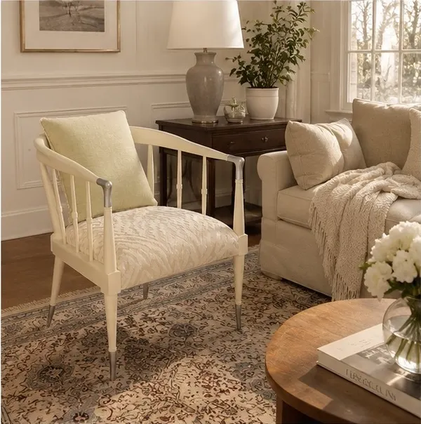 Luxury Designer Occasional Armchair | Hamptons / Coastal / Modern Classic Decor