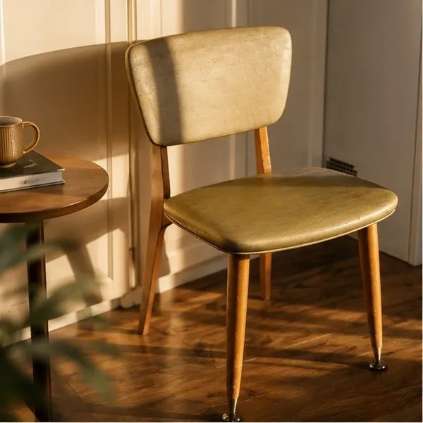 One Vintage Mid Century Modern Matchstick Leg Chair