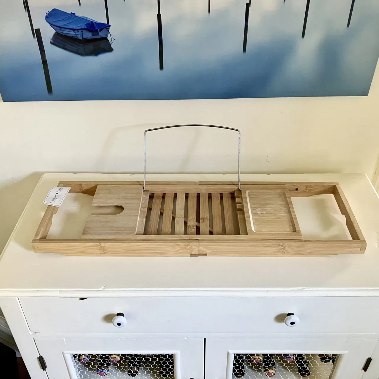 Morgan & Finch Extendable Bamboo Bath Caddy – Create Your Own Escape — photo 2