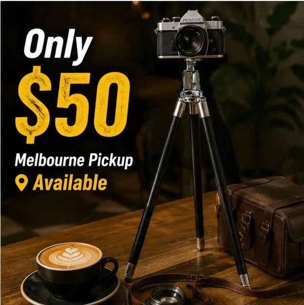 Vintage Barton Swivel Head Extendable Telespoic Tripod Camera Stand — photo 6