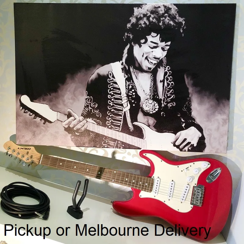 Red Legacy Electric Guitar Pack Complete Setup – Play, Display & Enjoy — photo 2