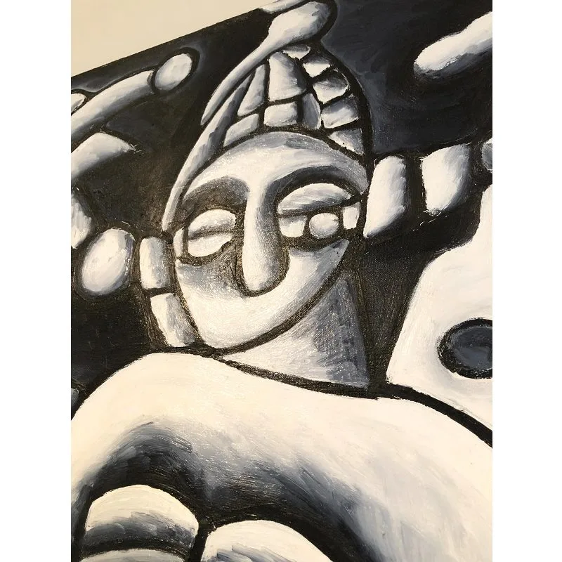 Oil on timber framed Canvas "Amazonian Goddess" Painting — photo 2