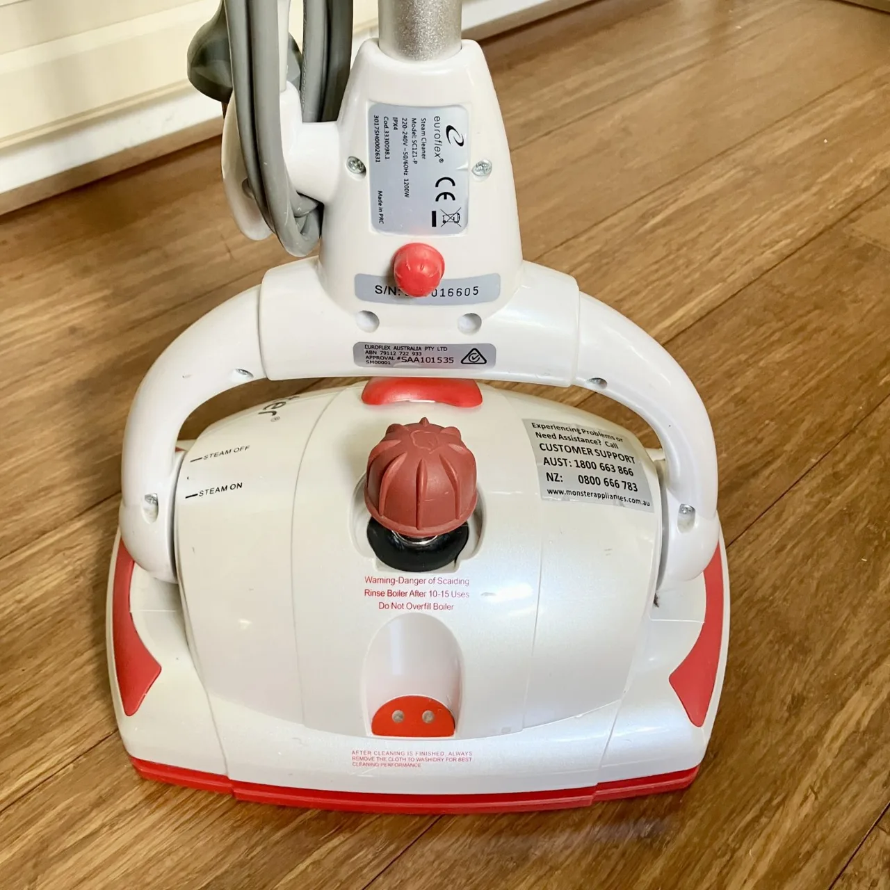 Working used Euroflex Monster SC1Z1 Steam Cleaner — photo 3
