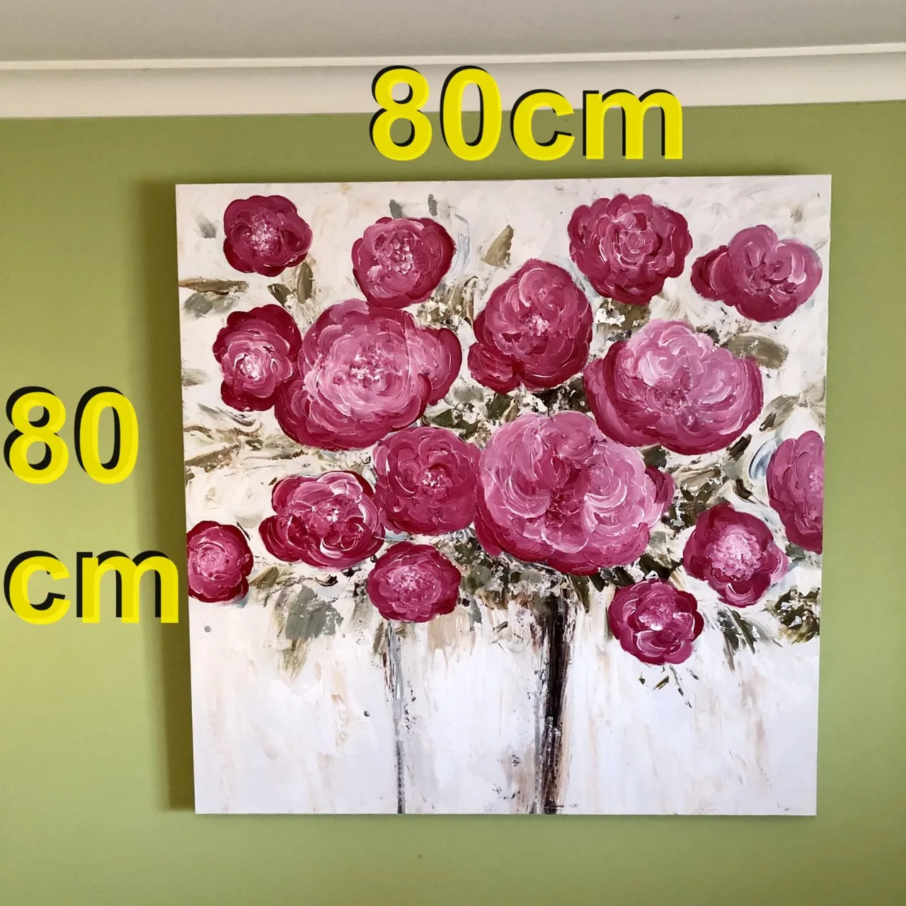 Pink Peonies Oil Painting — photo 2