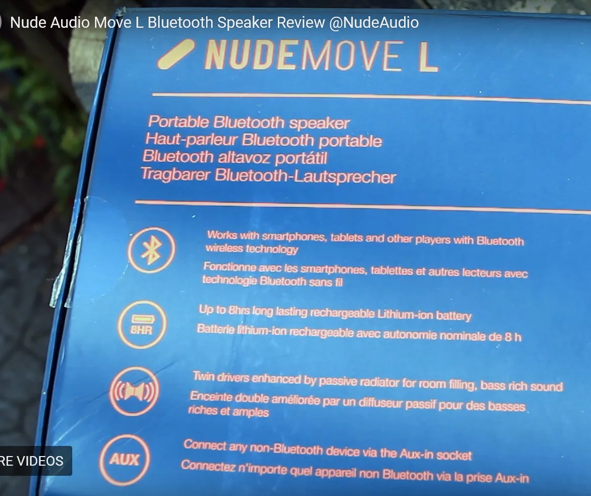 NudeAudio MoveL Bluetooth Portable Speaker — photo 6