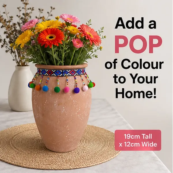 Unused Indoor Terracotta Decor Pot