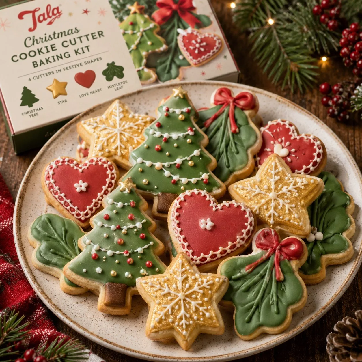 Tala Vintage Style Cookie Cutter Gift Set – Set of 5 Stainless Steel — photo 2