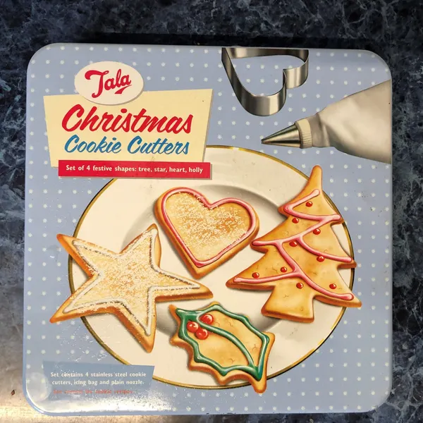 Tala Vintage Style Cookie Cutter Gift Set – Set of 5 Stainless Steel