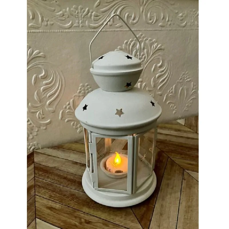 Ikea Rotera Candle Lantern + e-Candle — photo 3