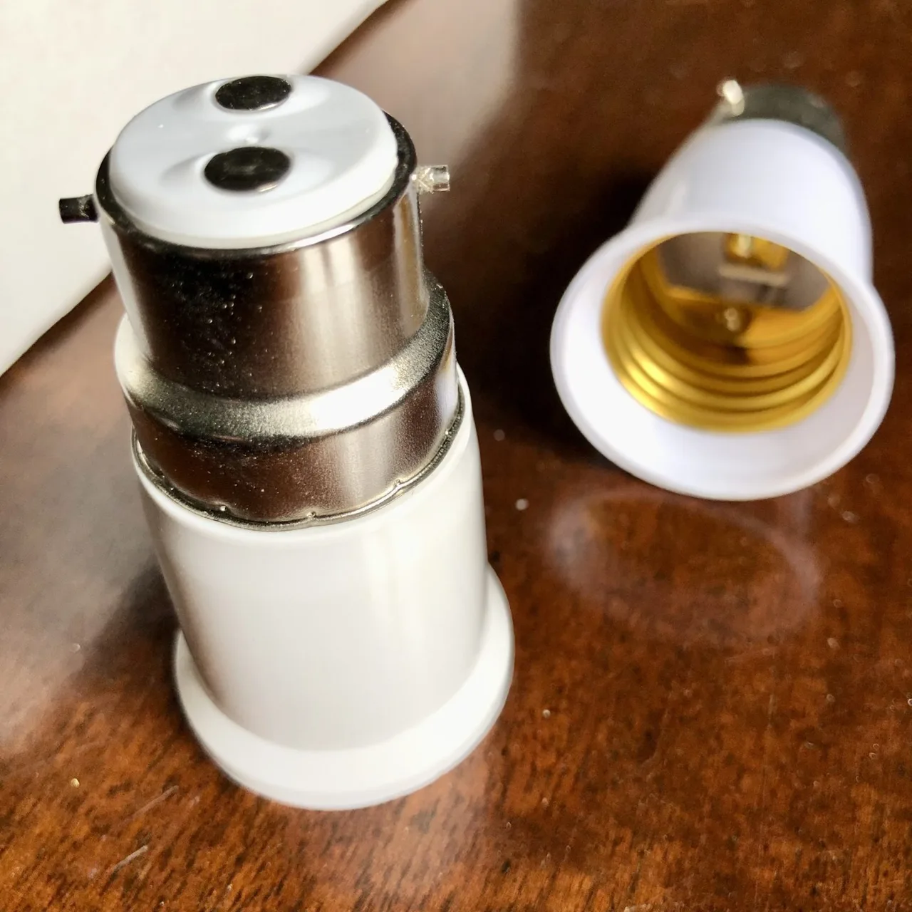 B22 to E27 Light Bulb Adaptor Converter Base Lamp Holder Light Bulb — photo 4