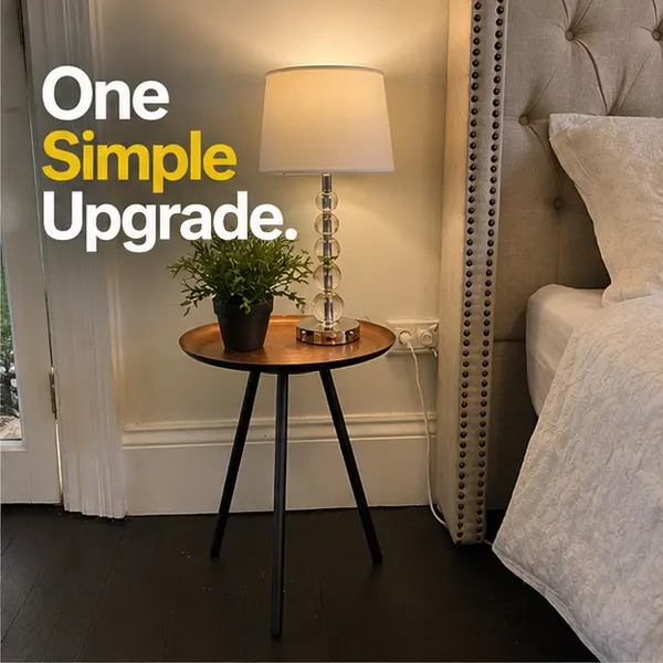 Copper & Black Jodhpur Tripod Bedside / Side Table