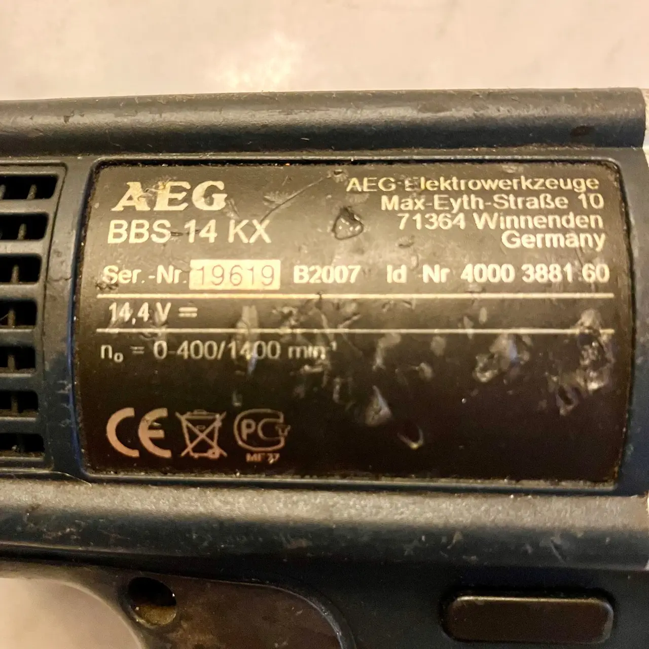 AEG BBS 14KX “Raptor” 14.4V Drill/Driver SKIN – photo 2