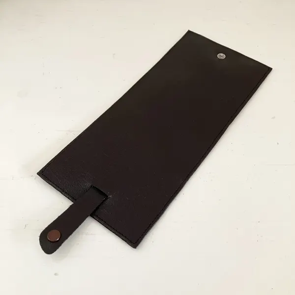 UNUSED Genuine Leather Hipster Wallet – Chocolate Brown Mens / Womens