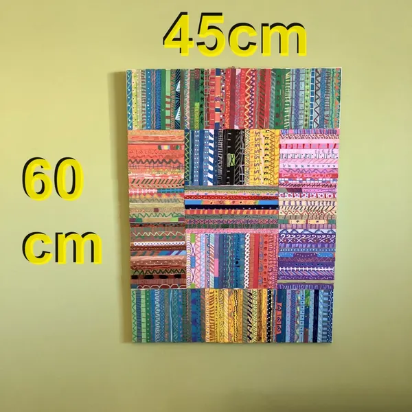 Original Coloured Paddle-pop Artwork 45cm x 60cm