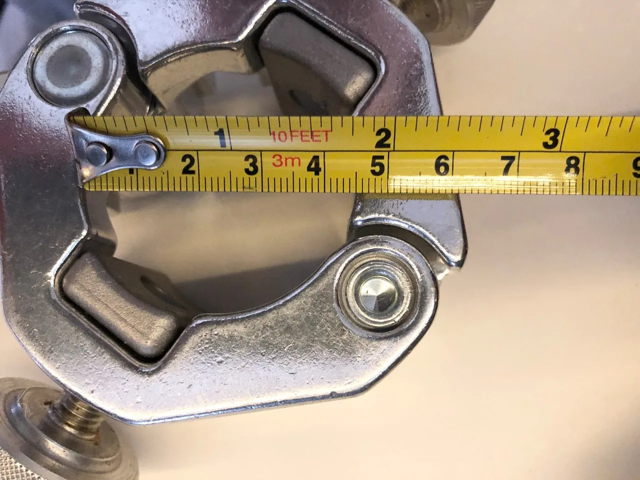 Set of 3 Manfrotto 4-Way Tube Clamps Polished Aluminium — photo 3