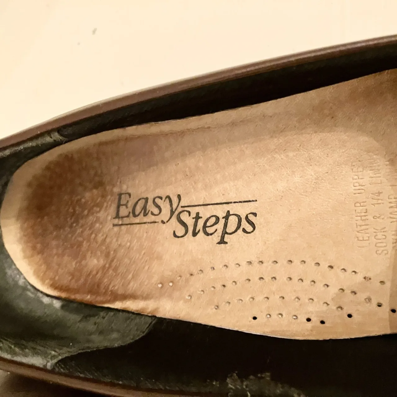 Easy Steps Brown Leather Square-toe Block Heel Pump Ladies Shoes — photo 2