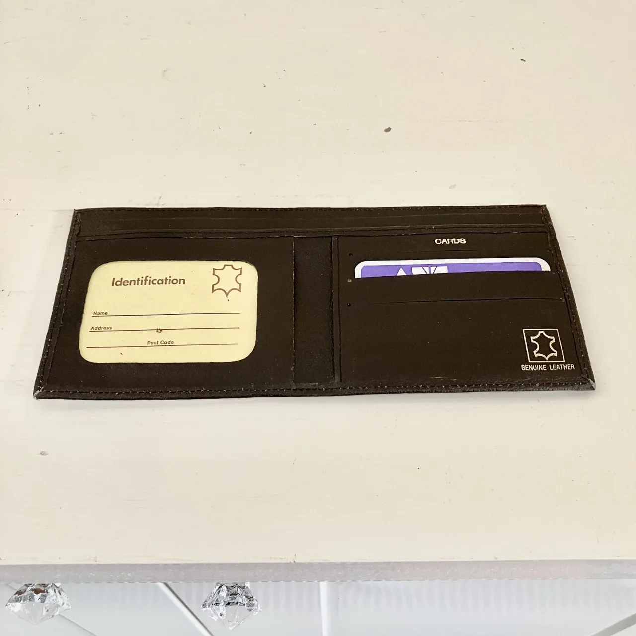 UNUSED Genuine Leather Hipster Wallet – Chocolate Brown Mens / Womens — photo 4