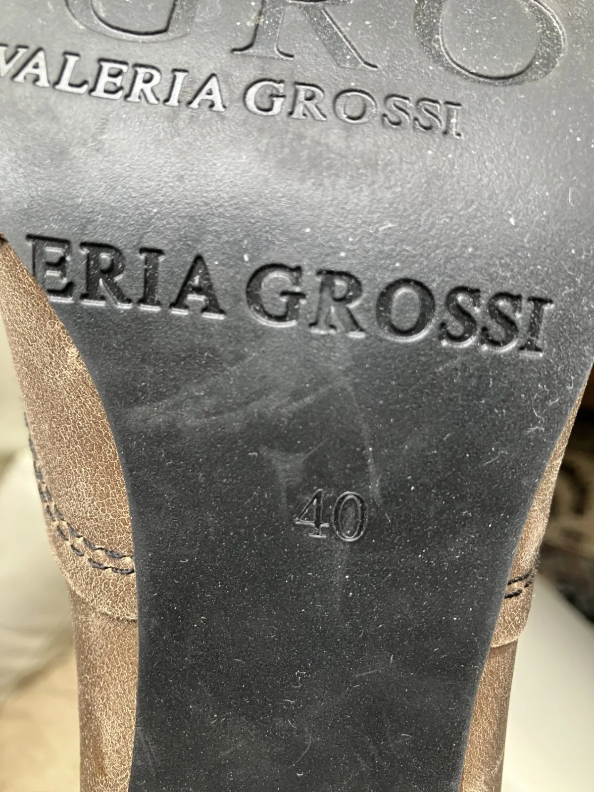 Valeria Grossi Brown Ankle Boots EU Size 40 — photo 8