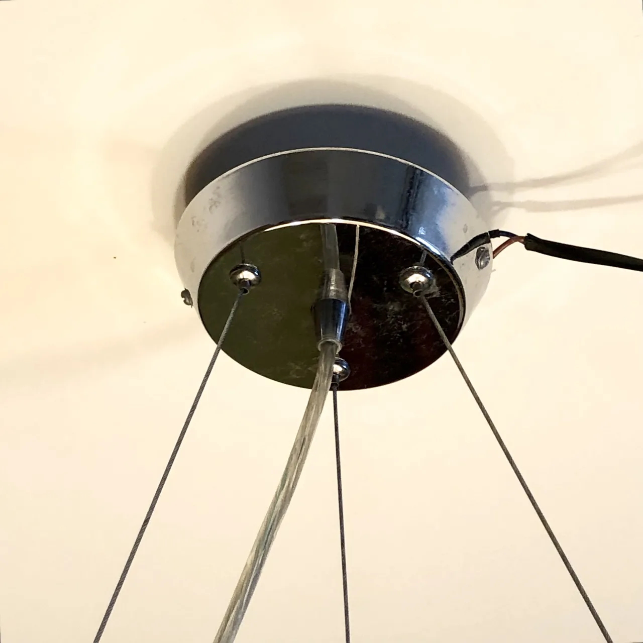 60CM Chiffon Fabric 3 Light Chandelier Ceiling Drum Pendant — photo 2