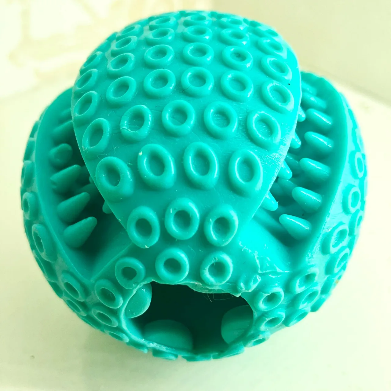 Dog Treat Toy Ball, Dog Tooth Cleaning Toy, Interactive Dog Toy — photo 3