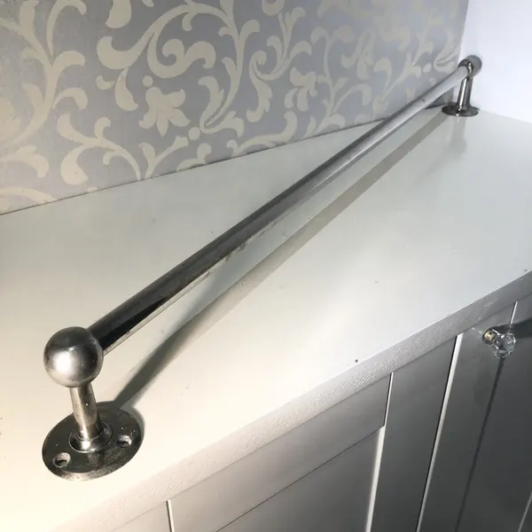 1927 Art Deco Towel Bar 85CM Nickle Plated Towel Bar