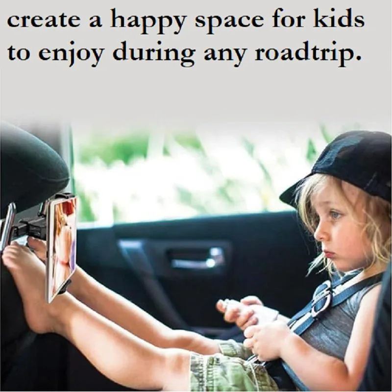 360 Degree Adjustable Rotating Headrest Car Seat Mount Holder for iPad Samsung — photo 2