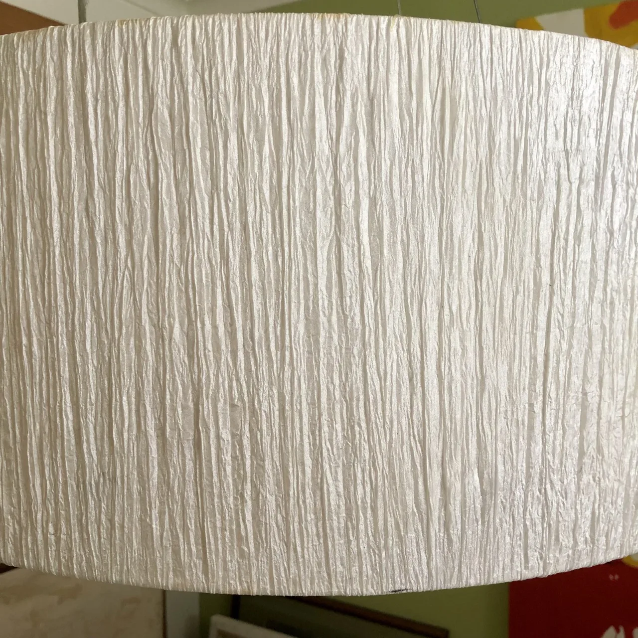 60CM Chiffon Fabric 3 Light Chandelier Ceiling Drum Pendant — photo 3