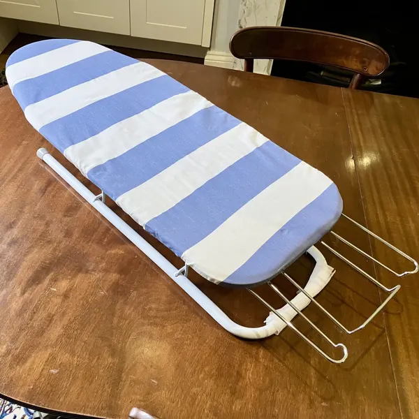 Compact Table Top Ironing Board with Iron Rest – Foldable Space Saving