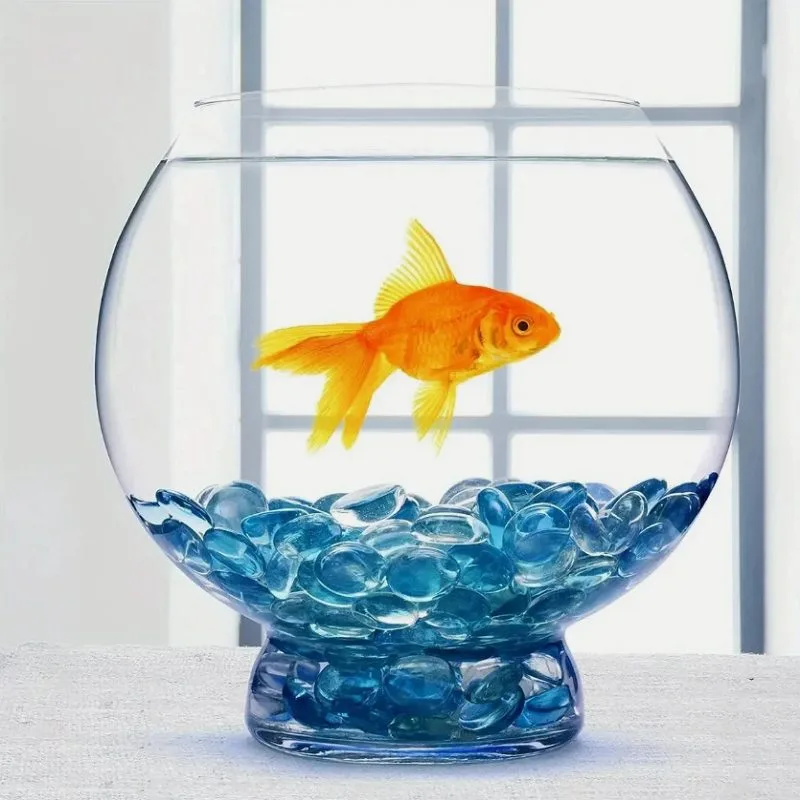 800g Blue Glass Decorative Vase Filler Beads – Coastal / Hamptons Home — photo 4